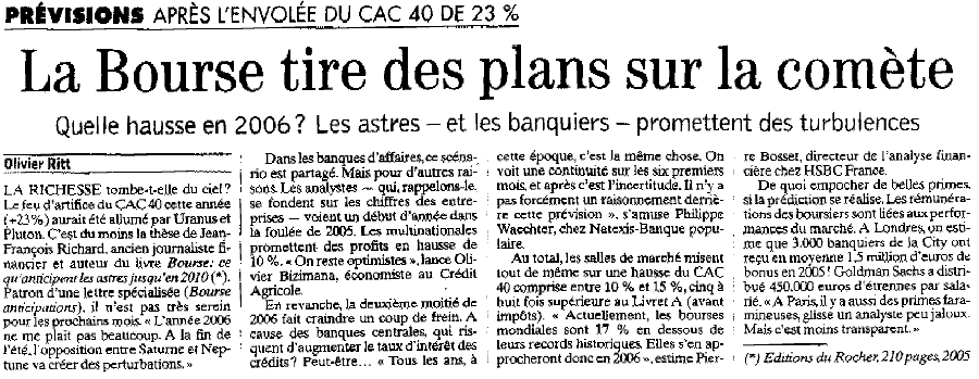 Le Journal du Dimanche Janvier 2006